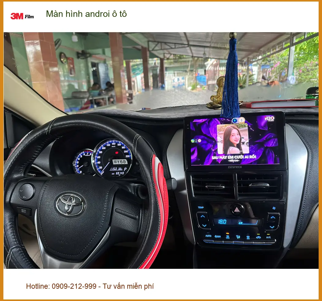 Chị Thảo lắp màn hình Android ô tô Hyundai Creta tại Hóc Môn để tiện ích hơn ảnh thực tế 3