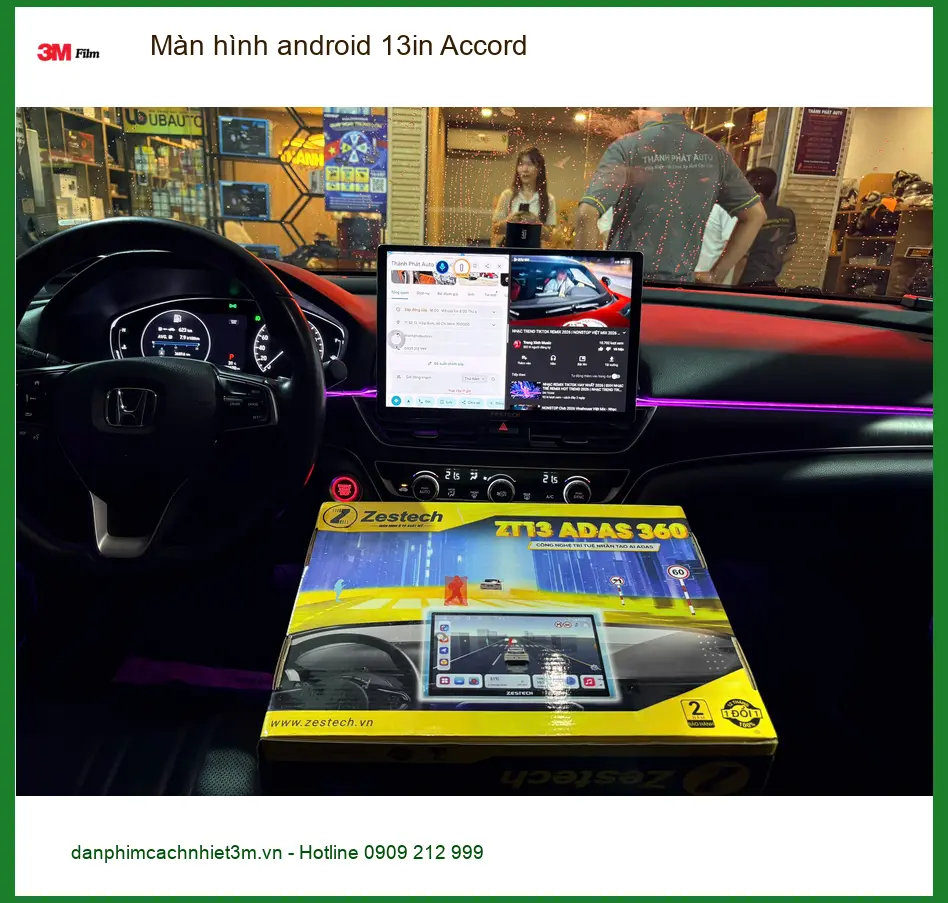 Anh Dũng nâng cấp Màn hình Android 13in cho Accord tại Quận 10 ảnh thực tế 4