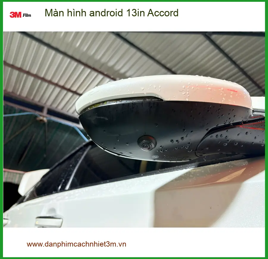 Anh Đạt lắp màn hình Android 13 inch cho Accord tại Quận 5 để xem bản đồ ảnh thực tế 4
