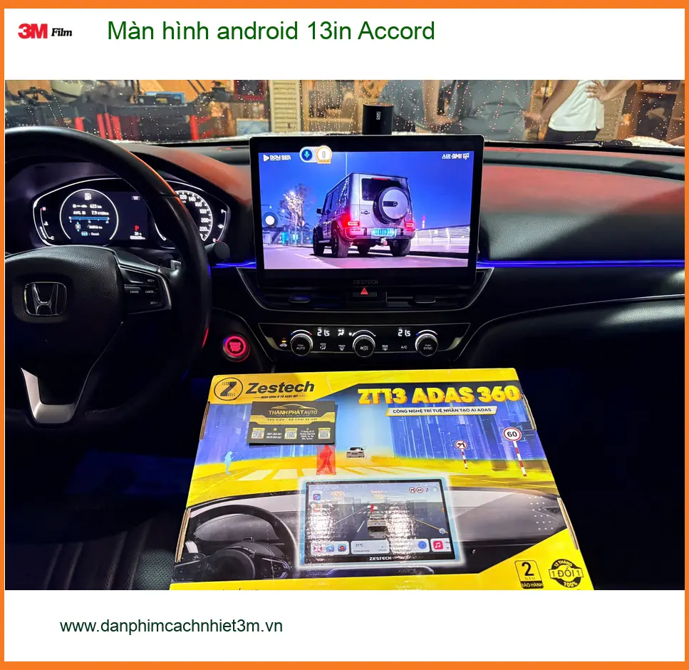 Anh Tấn lắp màn hình Android 13in cho Accord ở Quận 3 ảnh thực tế 3