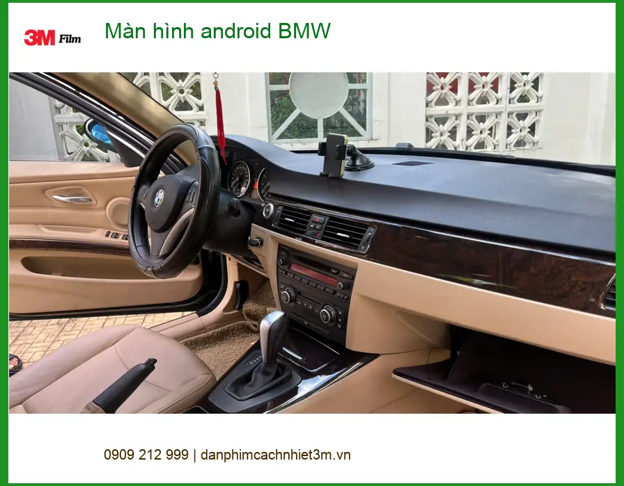 Chị Thảo nâng cấp màn hình Android cho BMW X5 ở Củ Chi sau khi màn zin bị lỗi