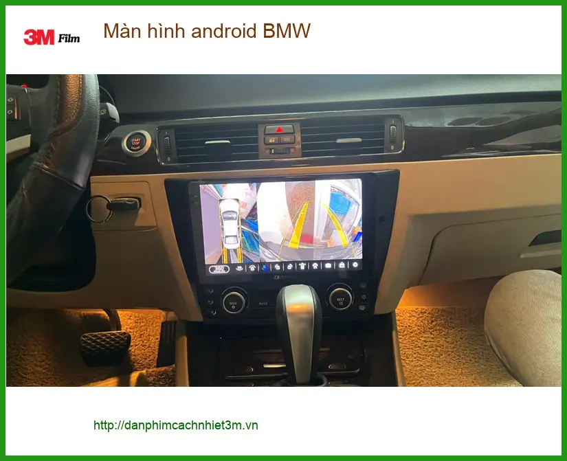 Chị Thảo nâng cấp màn hình Android cho BMW X5 ở Củ Chi sau khi màn zin bị lỗi ảnh thực tế 2