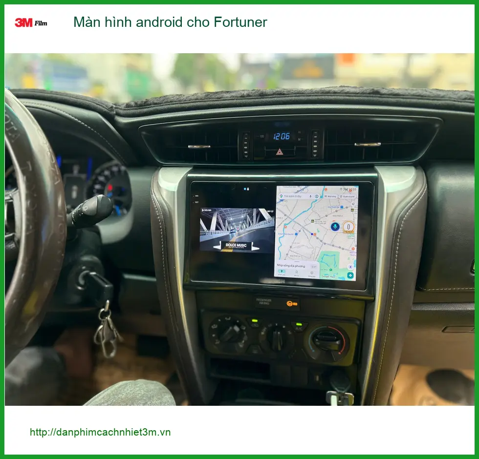 Anh Dũng lắp màn hình android cho Fortuner tại Thủ Đức để nâng tầm trải nghiệm lái xe ảnh thực tế 2