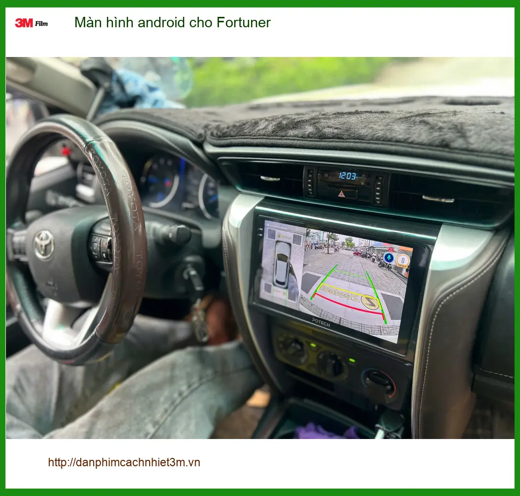 Anh Dũng lắp màn hình android cho Fortuner tại Thủ Đức để nâng tầm trải nghiệm lái xe ảnh thực tế 4