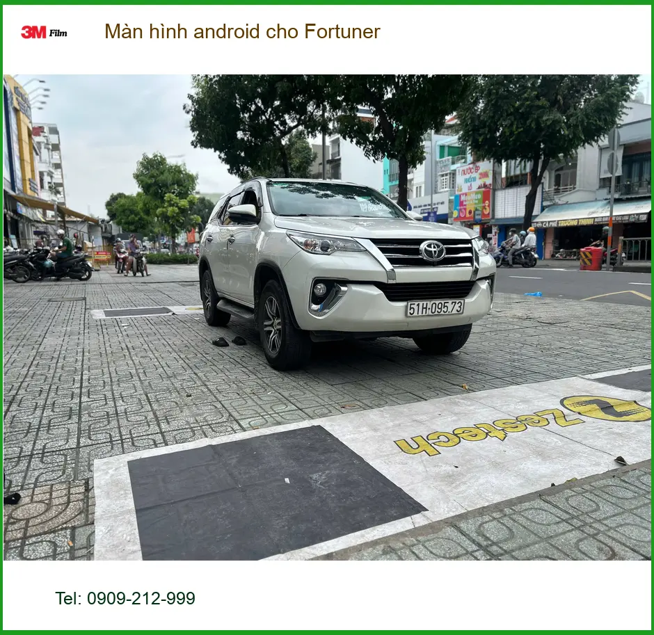 Anh Dũng lắp màn hình android cho Fortuner tại Thủ Đức để nâng tầm trải nghiệm lái xe ảnh thực tế 5