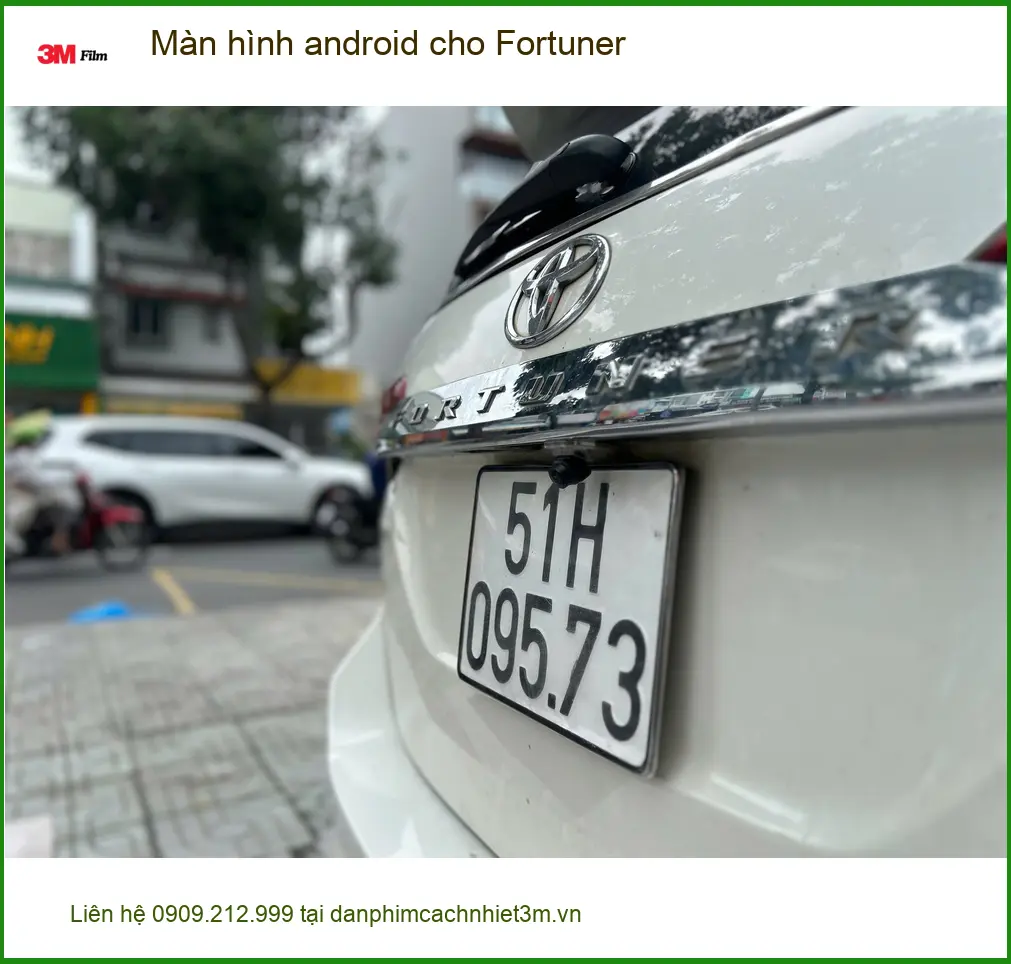 Bác Minh nâng cấp màn hình Android cho Fortuner tại Quận Bình Thạnh ảnh thực tế 2