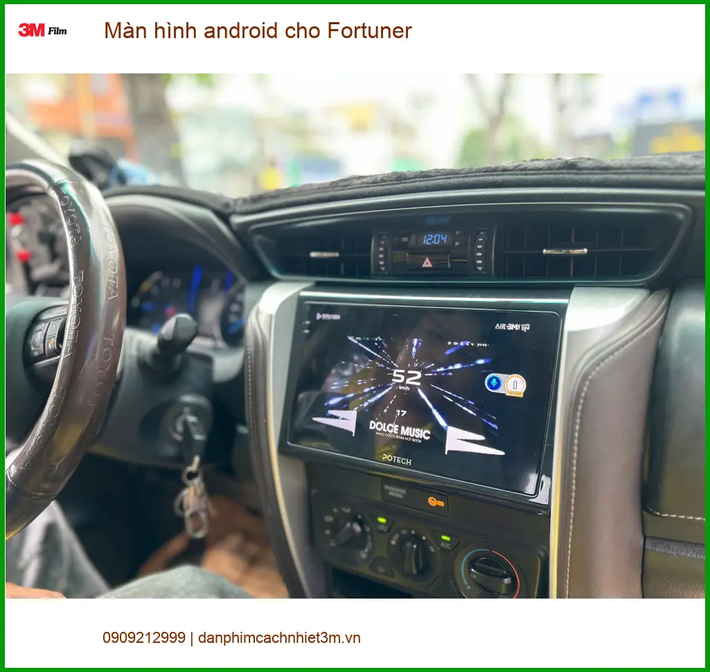 Anh Quang lắp màn hình android cho Fortuner tại Quận 8 để nâng cao trải nghiệm giải trí ảnh thực tế 5