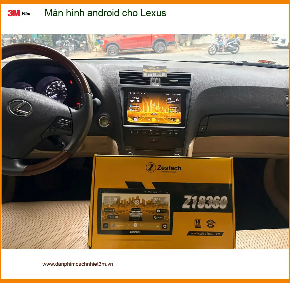 Anh Tấn nâng cấp màn hình Android cho Lexus RX 350 tại Củ Chi để tiện giải trí ảnh thực tế 4