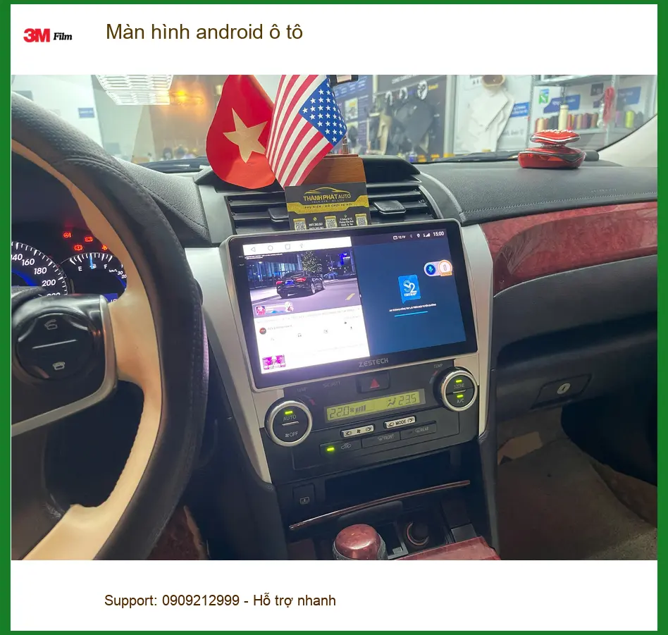 Anh Trường nâng cấp màn hình Android ô tô cho VinFast VF8 ở Quận Thủ Đức ảnh thực tế 3