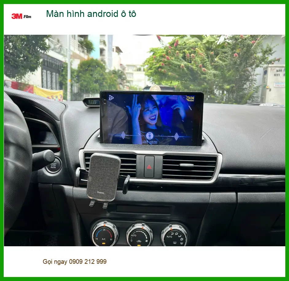 Anh Phước nâng cấp màn hình Android ô tô Hyundai Accent ở Gò Vấp, tìm chỗ uy tín