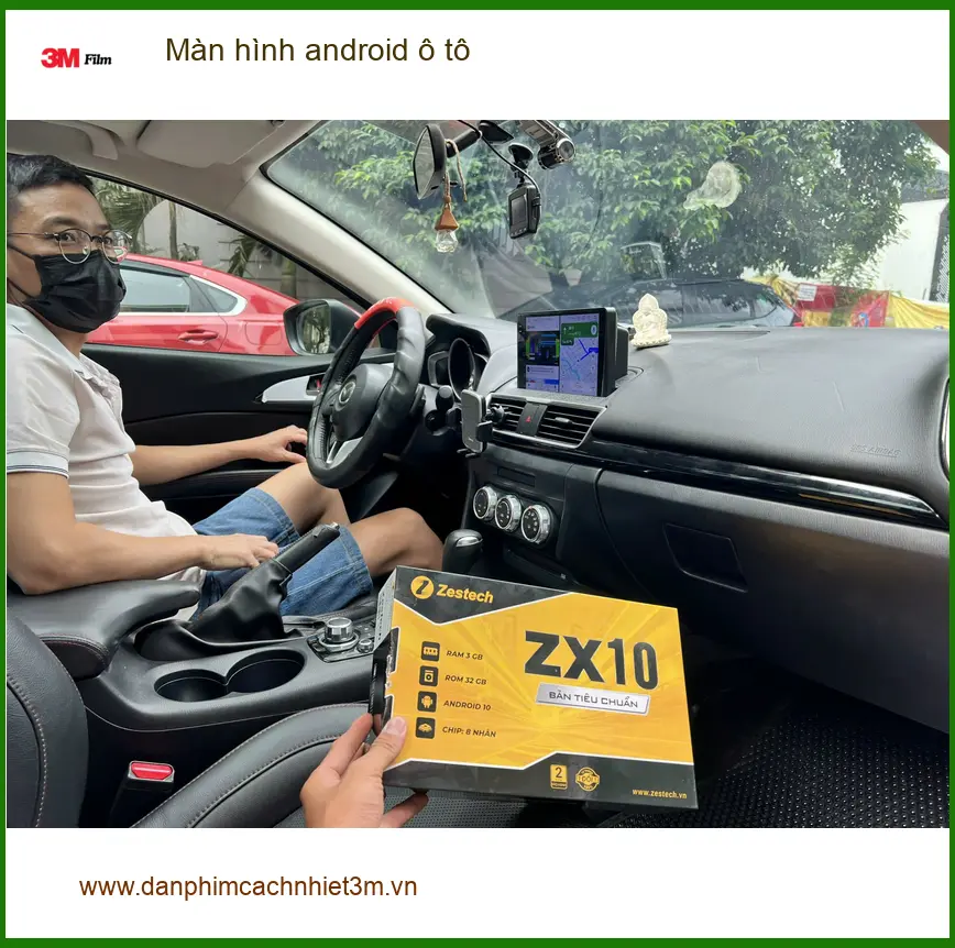 Anh Phước nâng cấp màn hình Android ô tô Hyundai Accent ở Gò Vấp, tìm chỗ uy tín ảnh thực tế 2