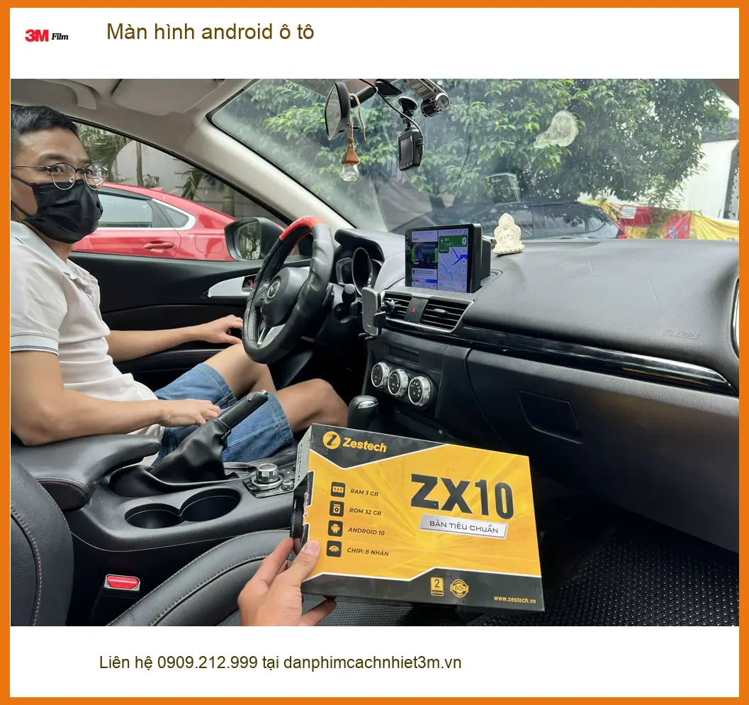 Anh Khải lắp màn hình android ô tô Honda CRV tại Quận 9 để nâng cao trải nghiệm lái
