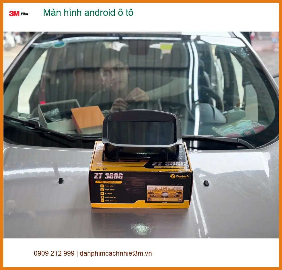Chị Thảo nâng cấp màn hình android ô tô Kia Carnival tại Quận 7 ảnh thực tế 4