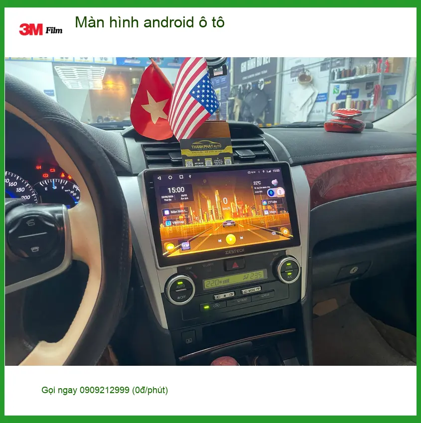 Anh Bách lắp màn hình android ô tô cho VinFast Lux A2.0 tại Hóc Môn để trải nghiệm lái tốt hơn ảnh thực tế 3