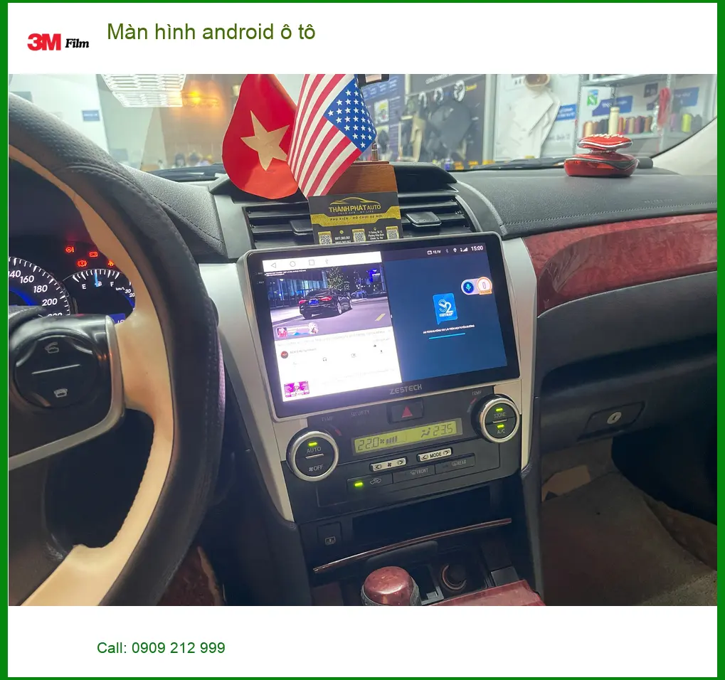 Anh Bách lắp màn hình android ô tô cho VinFast Lux A2.0 tại Hóc Môn để trải nghiệm lái tốt hơn ảnh thực tế 4