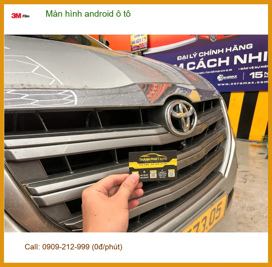 Anh Khải lắp màn hình android ô tô cho Hyundai Accent vì màn zin quá chậm tại Quận 10