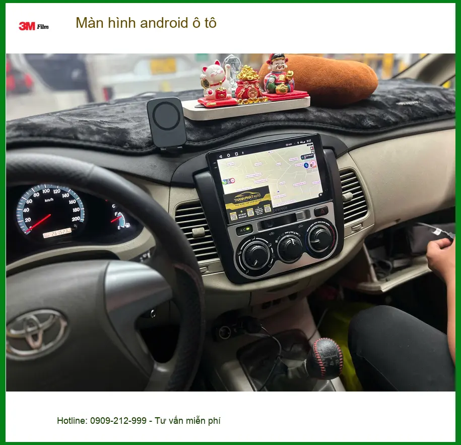 Anh Khải lắp màn hình android ô tô cho Hyundai Accent vì màn zin quá chậm tại Quận 10 ảnh thực tế 3