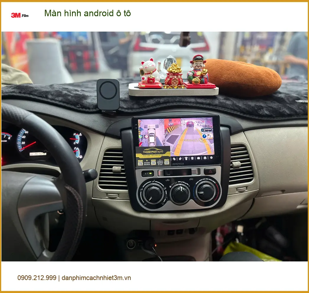 Anh Khải lắp màn hình android ô tô cho Hyundai Accent vì màn zin quá chậm tại Quận 10 ảnh thực tế 5