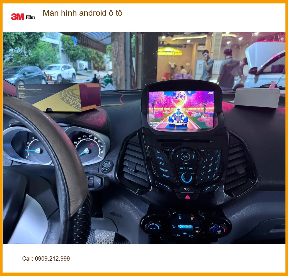 Chị Ngọc Anh lắp màn hình Android ô tô cho Mazda 3 tại Gò Vấp ảnh thực tế 3