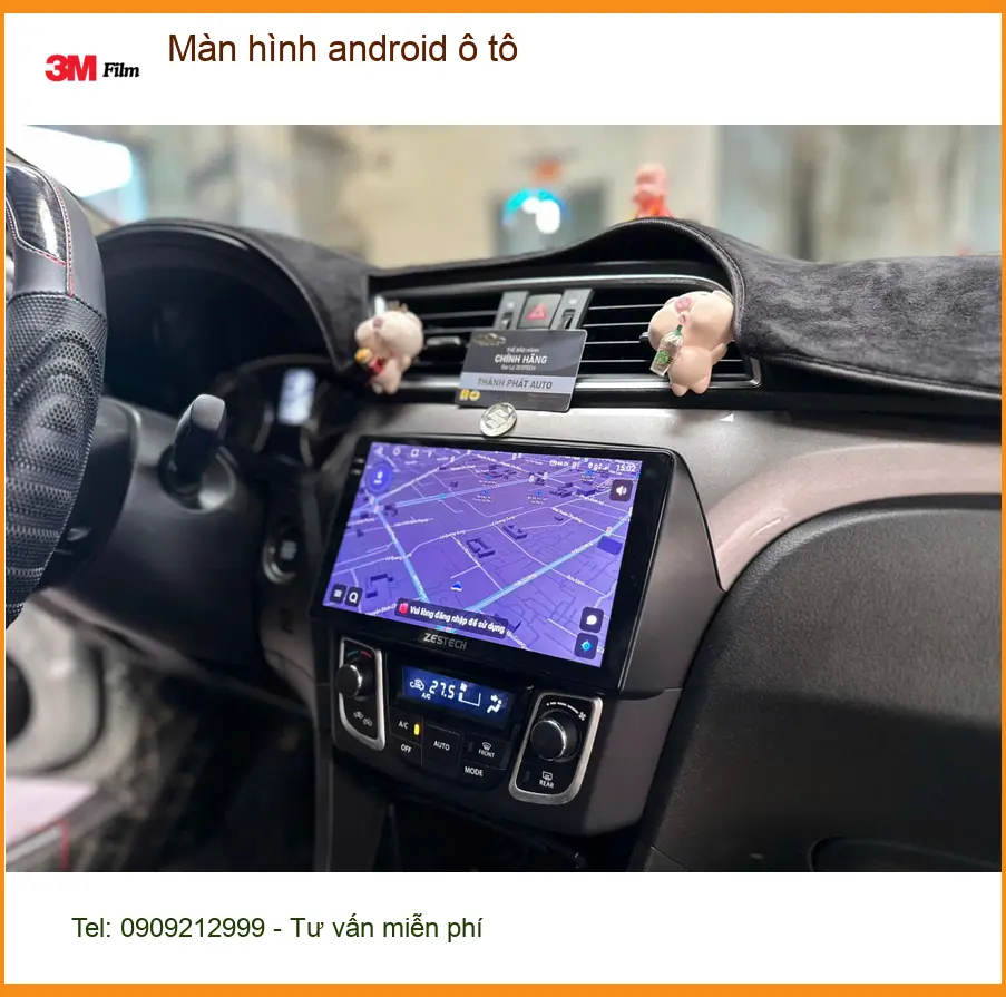 Anh Tùng lắp màn hình android ô tô Toyota Vios chính hãng tại Thủ Đức ảnh thực tế 2