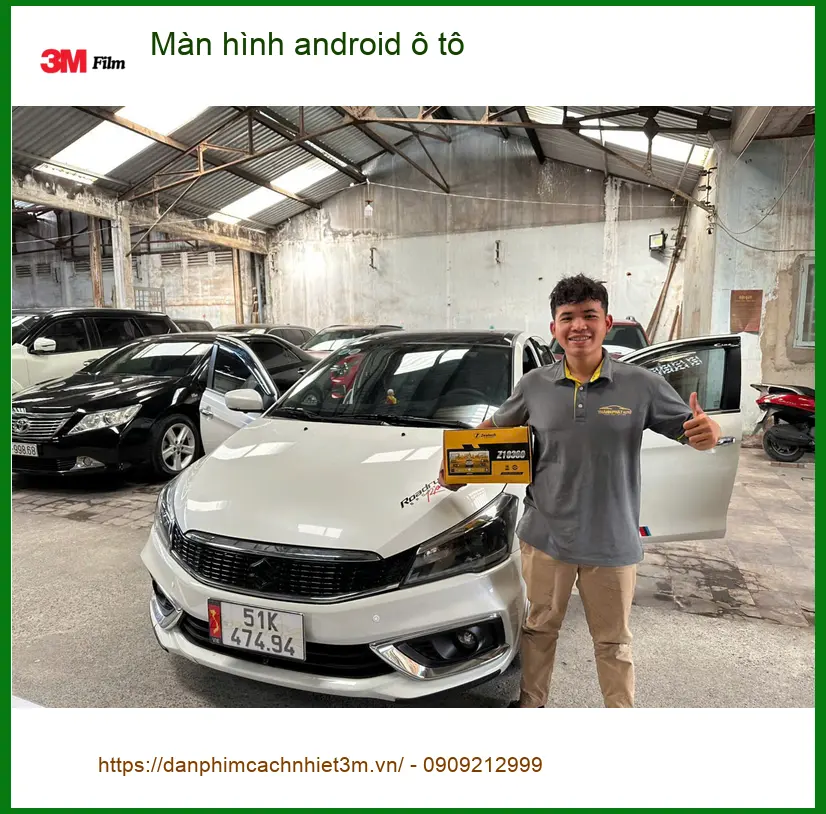 Anh Tùng lắp màn hình android ô tô Toyota Vios chính hãng tại Thủ Đức ảnh thực tế 4