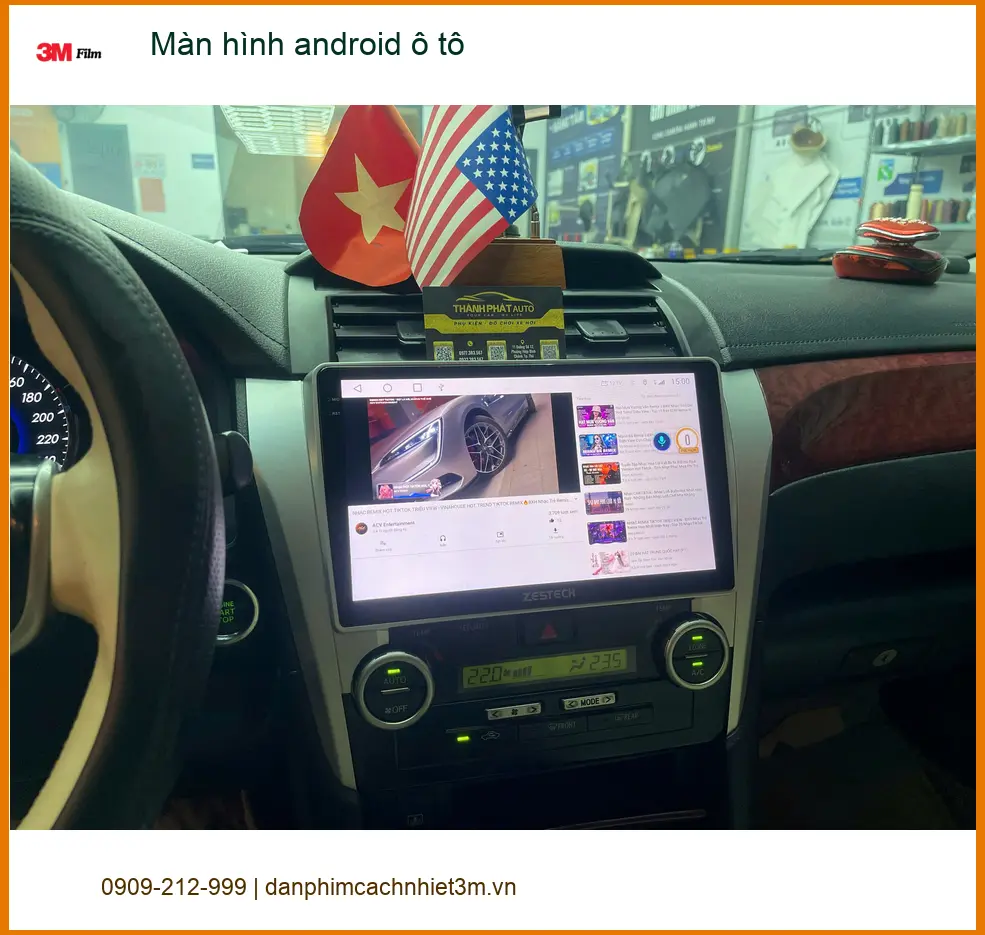 Chị Lan Anh lắp màn hình Android ô tô cho Honda CRV tại Quận 12 ảnh thực tế 4
