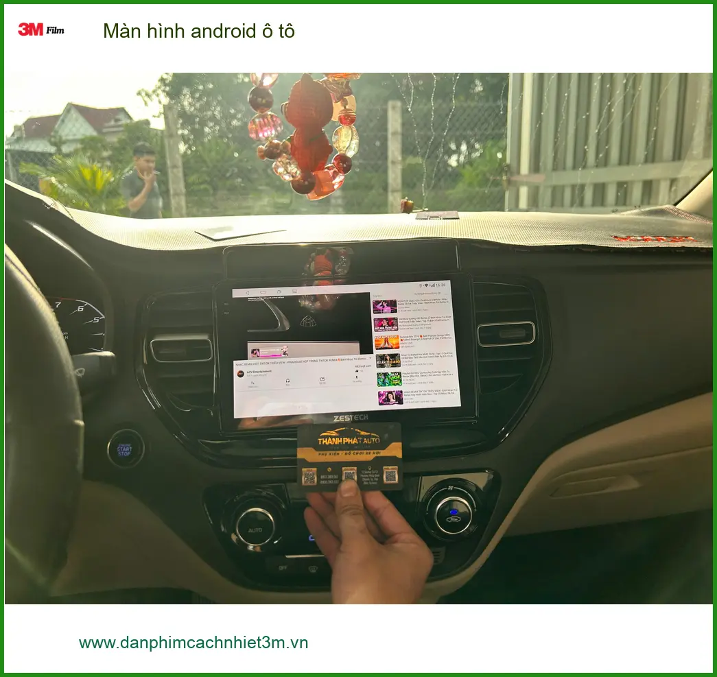 Anh Tấn nâng cấp màn hình Android ô tô cho Hyundai Accent tại Gò Vấp