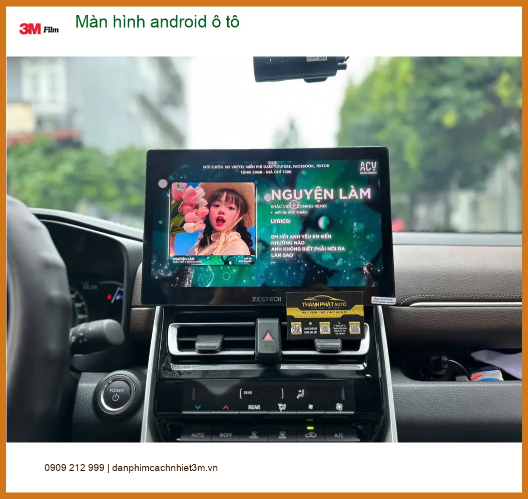 Anh Khải lắp màn hình android ô tô cho Toyota Vios tại Gò Vấp ảnh thực tế 4