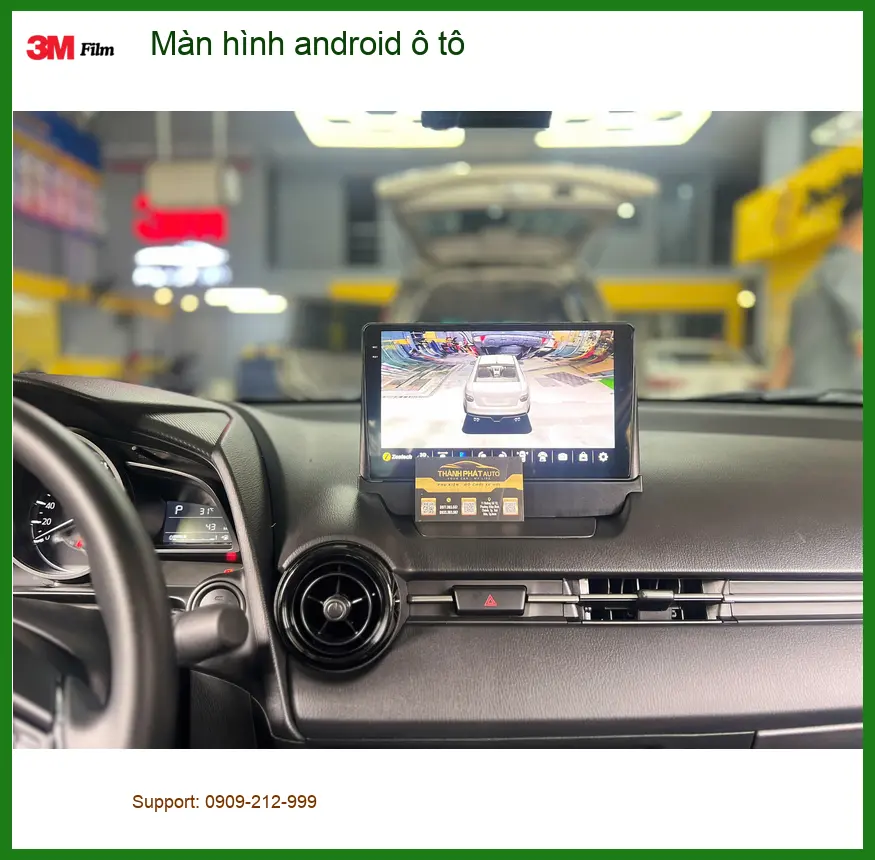 Chú Dũng lắp màn hình android ô tô cho Hyundai Kona tại Quận Huyện Bình Chánh ảnh thực tế 2