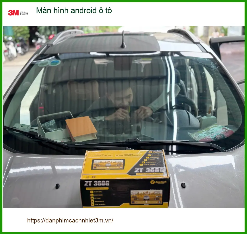 Anh Bách lắp màn hình Android ô tô cho Hyundai Accent tại Quận 3