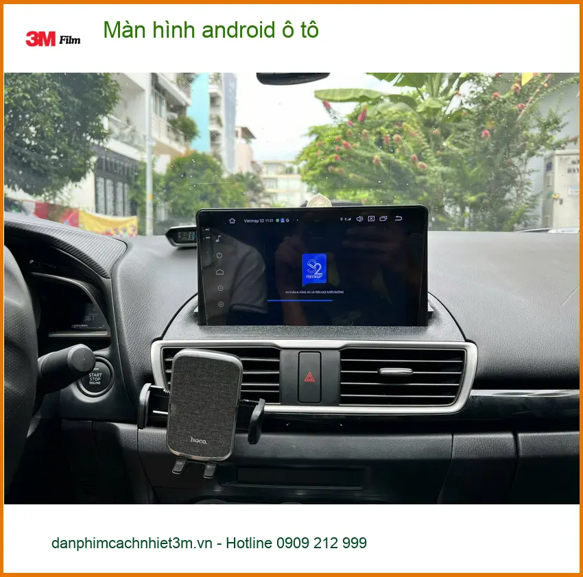 Anh Long lắp màn hình Android ô tô Hyundai Creta tại Củ Chi vì màn zin cũ quá chậm ảnh thực tế 2