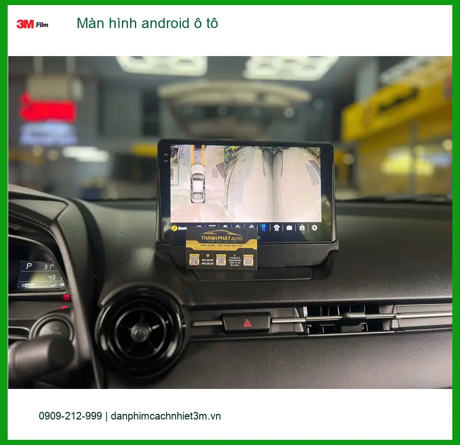 Anh Minh lắp màn hình Android ô tô cho Hyundai Kona tại Hóc Môn ảnh thực tế 3