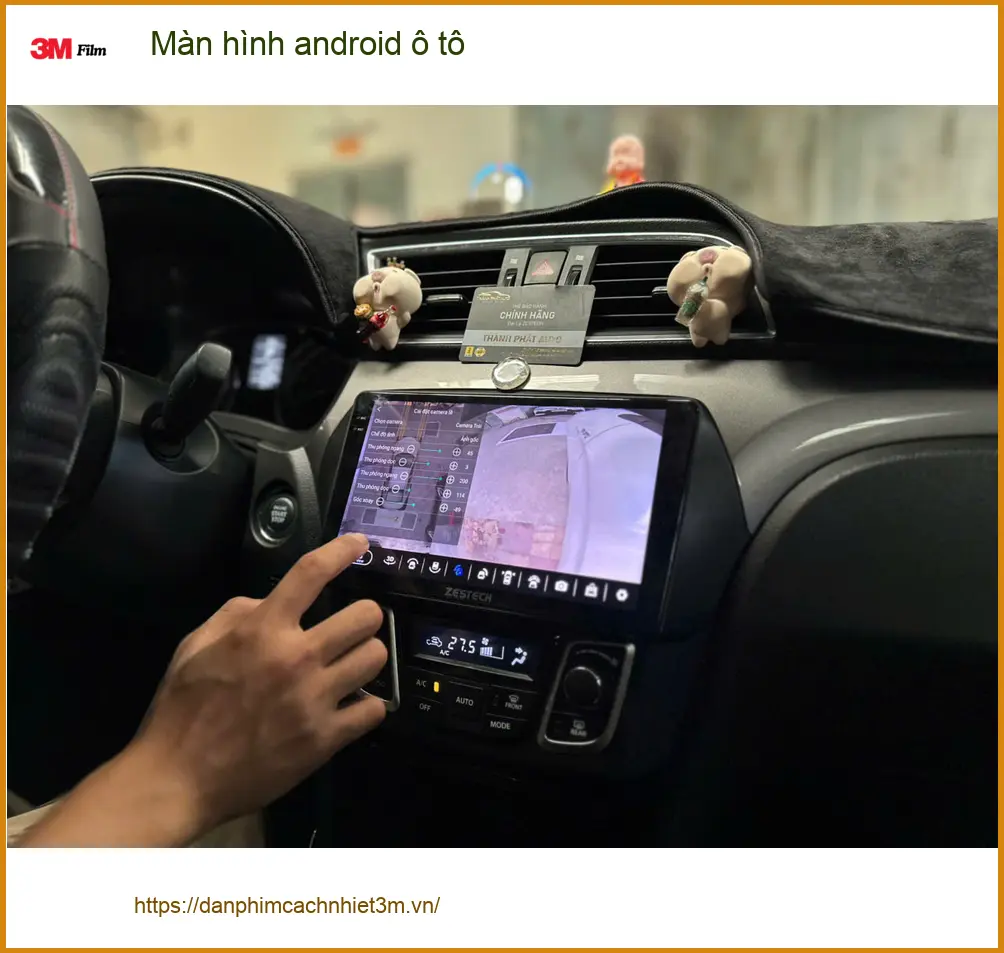 Anh Minh nâng cấp màn hình Android ô tô cho Toyota Vios tại Quận Tân Phú ảnh thực tế 3