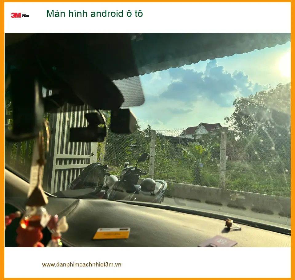 Anh Khải lắp màn hình android ô tô cho Hyundai Santa Fe tại Hóc Môn để tiện dẫn đường ảnh thực tế 3