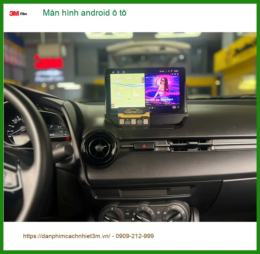 Anh Minh lắp màn hình Android ô tô cho Hyundai Kona tại Hóc Môn ảnh thực tế 4