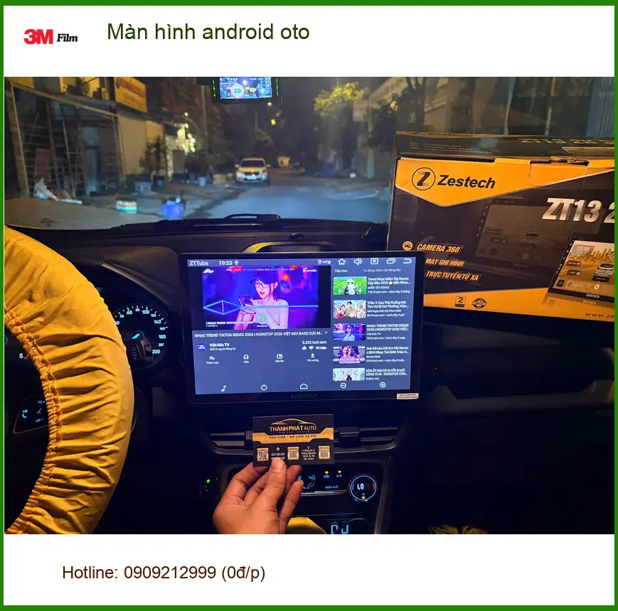 Anh Khôi lắp màn hình Android ô tô cho Hyundai Accent tại Quận Thủ Đức
