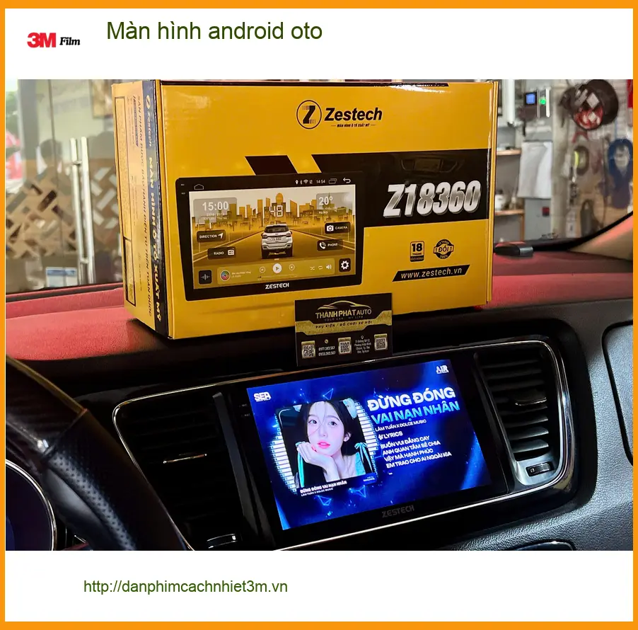Chị Lan Anh lắp màn hình android oto cho Honda CRV vì màn zin cũ giật lag ở Quận 12 ảnh thực tế 2