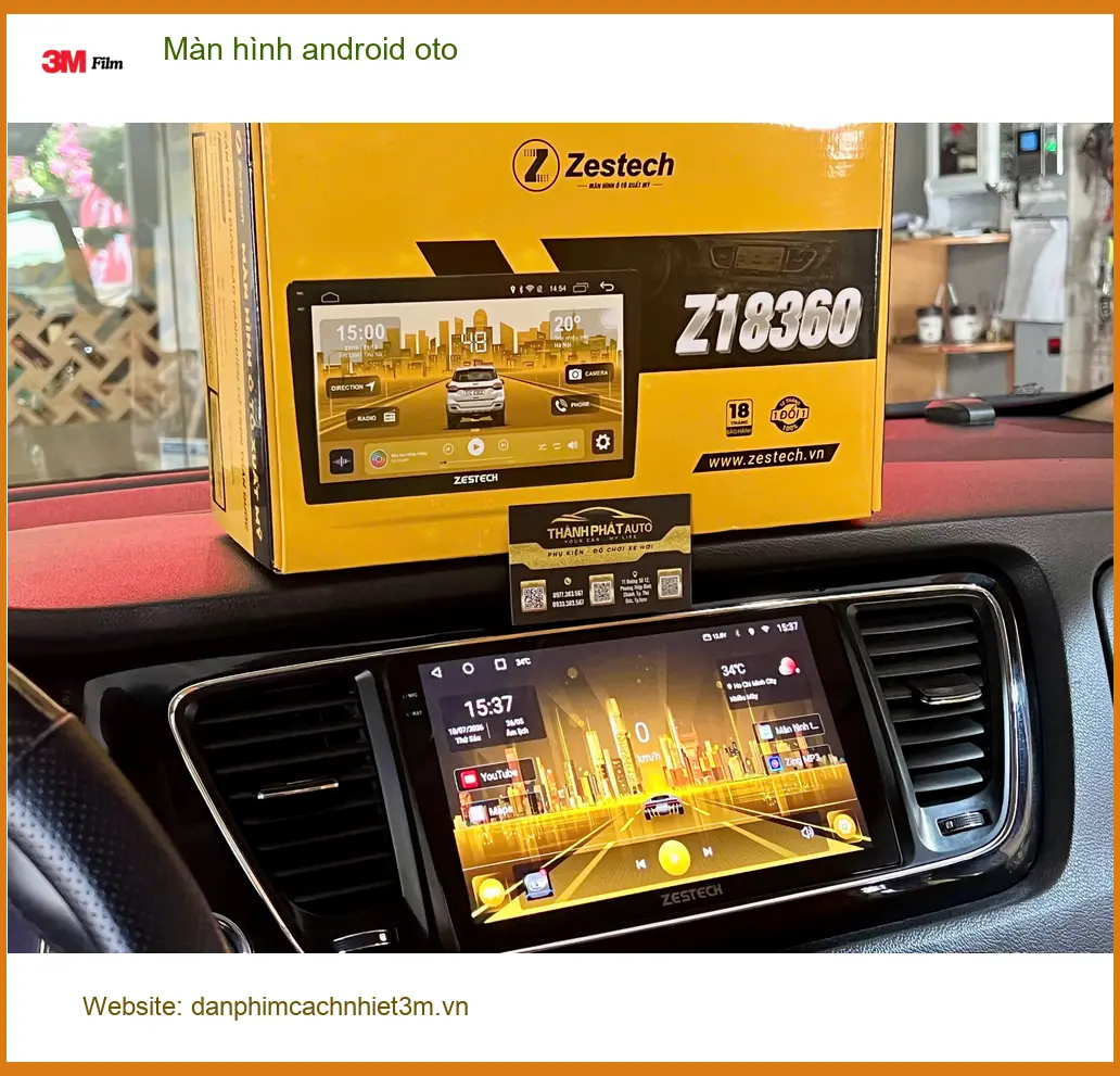 Chị Lan Anh lắp màn hình android oto cho Honda CRV vì màn zin cũ giật lag ở Quận 12 ảnh thực tế 3