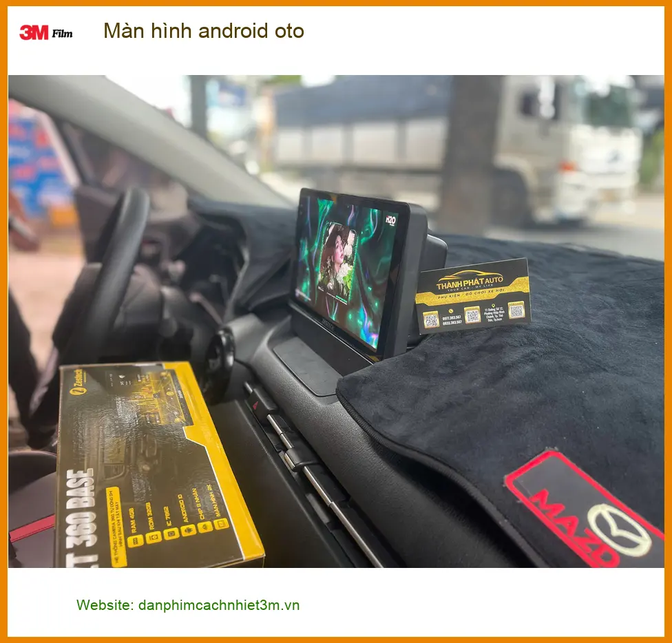 Chị Thảo lắp màn hình android oto cho Hyundai Accent tại Cần Giờ ảnh thực tế 2