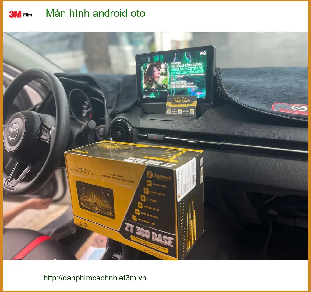 Chị Thảo lắp màn hình android oto cho Hyundai Accent tại Cần Giờ ảnh thực tế 4