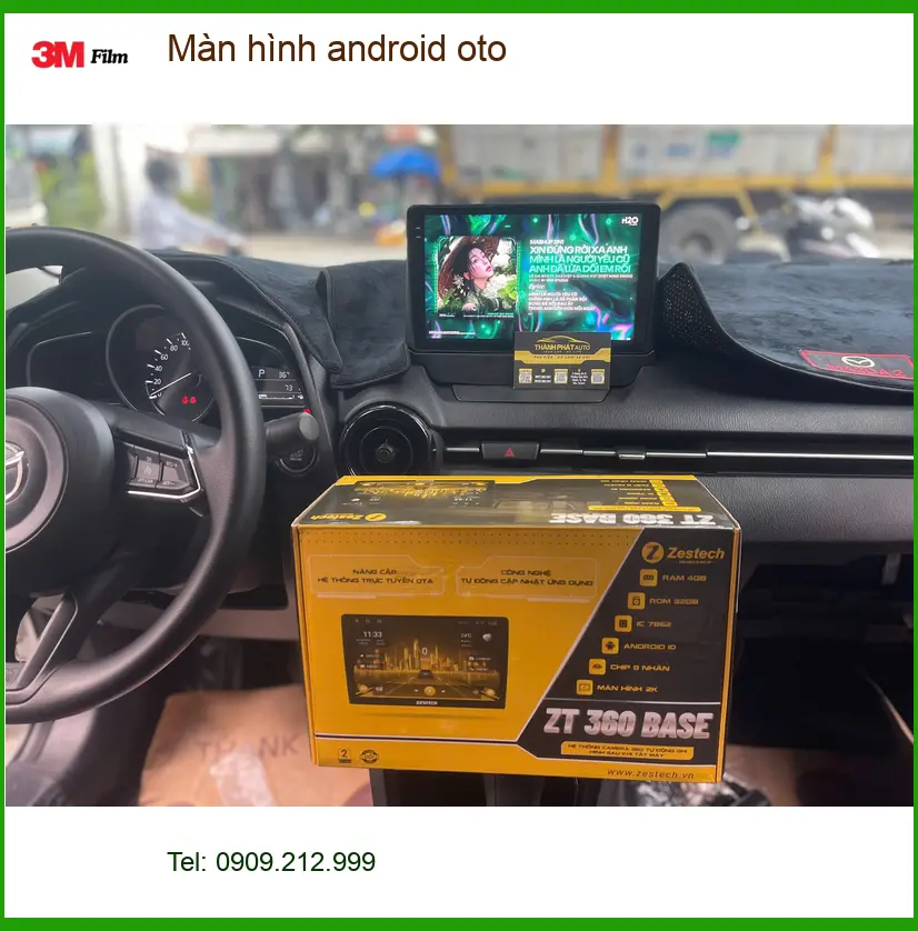 Cô Thảo lắp màn hình Android oto cho Hyundai Accent tại Quận Bình Thạnh ảnh thực tế 4