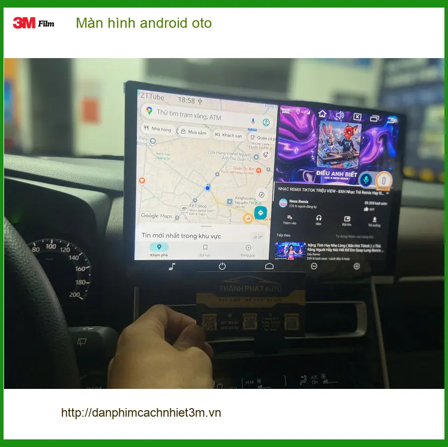 Anh Quang Vinh lắp màn hình Android ô tô Toyota Raize tại Quận Thủ Đức