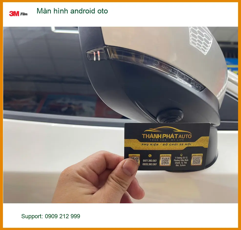 Chú Phú lắp màn hình Android ô tô cho Hyundai Accent tại Quận Tân Bình vì màn zin đã lỗi thời ảnh thực tế 4