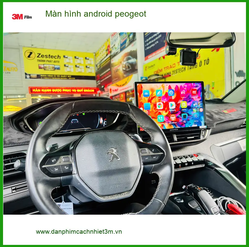 Anh Khang lắp Màn hình Android Peugeot 5008 tại Bình Thạnh để tận hưởng tiện ích giải trí hiện đại ảnh thực tế 2