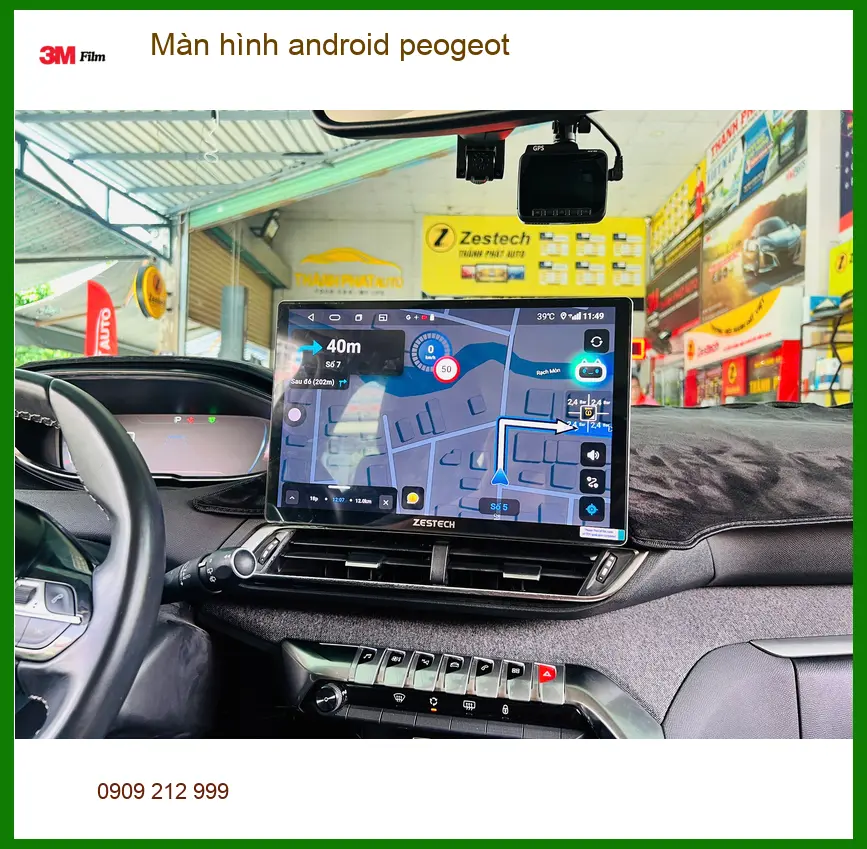 Anh Khang lắp Màn hình Android Peugeot 5008 tại Bình Thạnh để tận hưởng tiện ích giải trí hiện đại ảnh thực tế 4