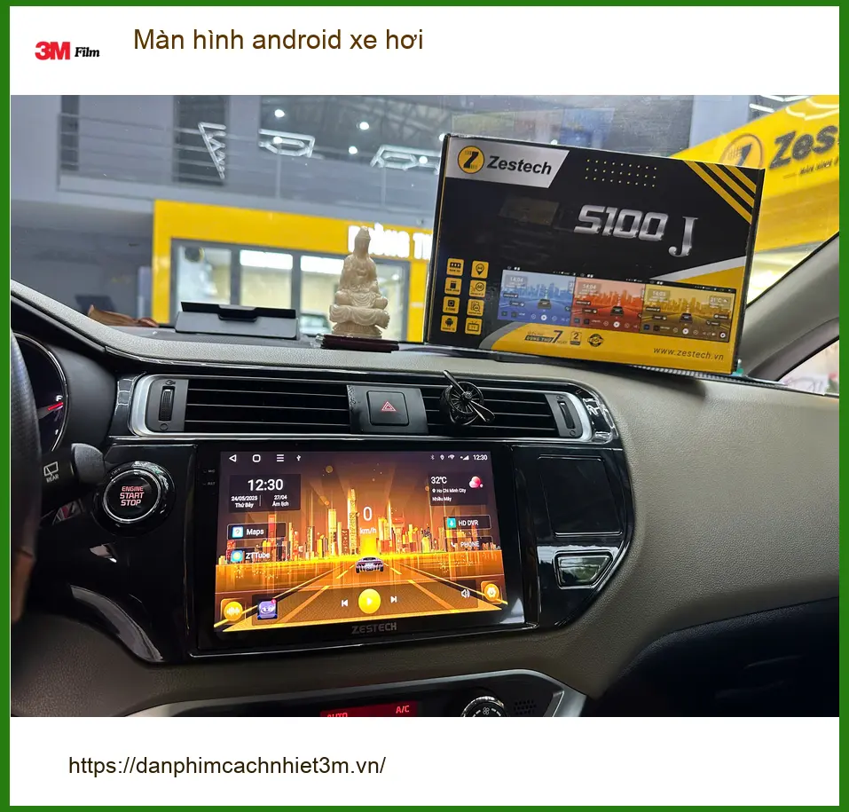 Anh Lâm lắp màn hình Android xe hơi Honda City Quận Tân Phú giải trí đa nhiệm ảnh thực tế 2