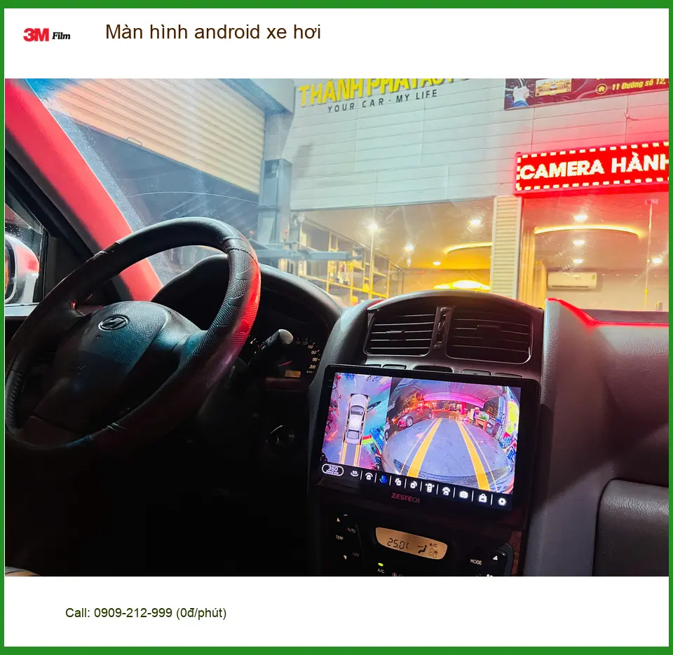 Anh Thắng lắp màn hình Android xe hơi cho Hyundai Elantra tại Quận Phú Nhuận
