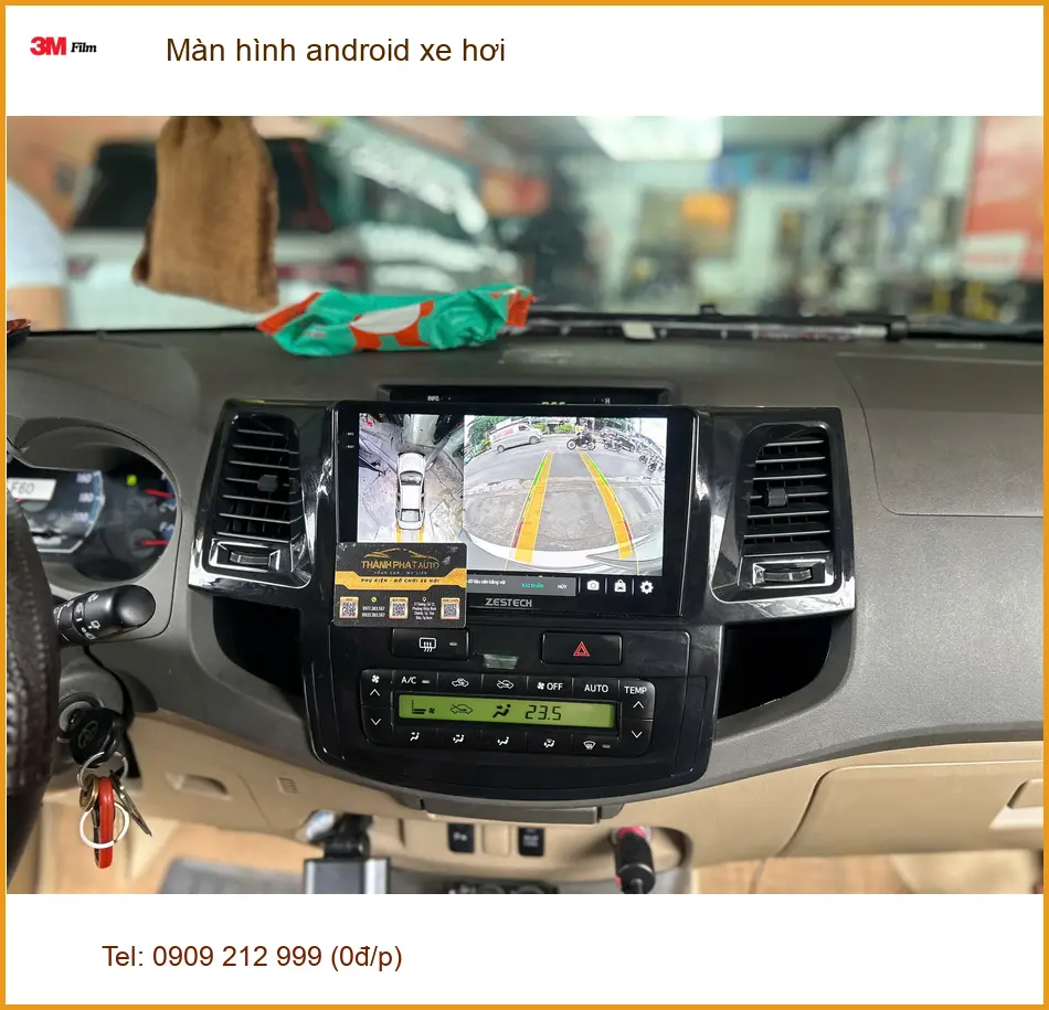 Anh Lâm nâng cấp màn hình Android Ford Everest tại Quận 2 nhiều tính năng ảnh thực tế 2