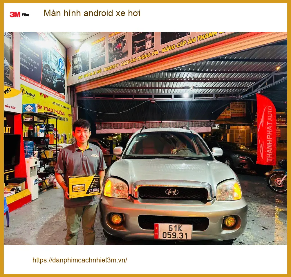 Anh Thắng lắp màn hình Android xe hơi cho Hyundai Elantra tại Quận Phú Nhuận ảnh thực tế 2