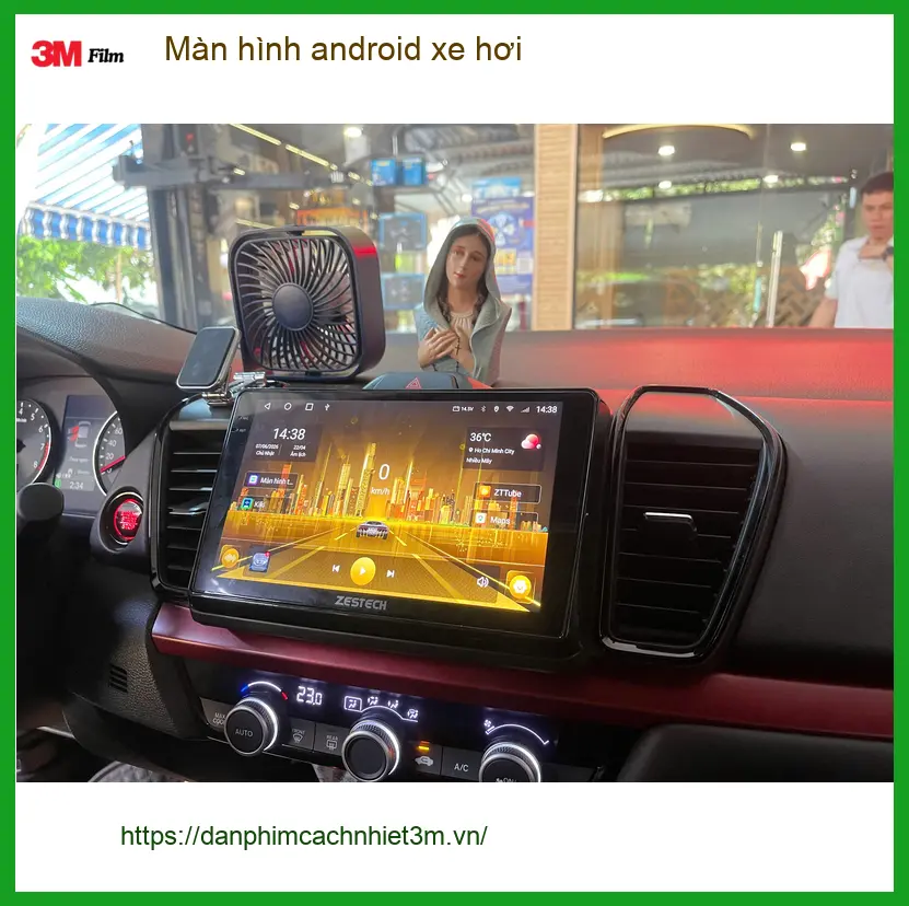 Anh Khang lắp màn hình Android xe hơi Mazda 3 tại Quận Gò Vấp.